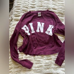 💓 Pink Victoria secret oversize sweater pullover small stretchy